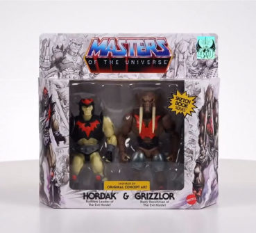 Horde Invasion Action Figure 2-Pack MOTU Origins Sketch Book Series, Masters of the Universe, 14 cm