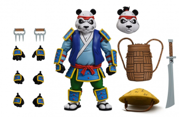 Ultimate Panda Khan Actionfigur, Teenage Mutant Ninja Turtles, 18 cm