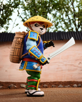 Ultimate Panda Khan Actionfigur, Teenage Mutant Ninja Turtles, 18 cm