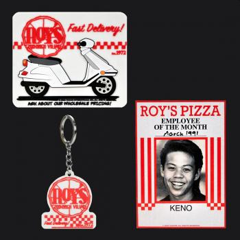 Roy's Pizza Box Action Figure Bundle SDCC Exclusive, Teenage Mutant Ninja Turtles II, 18 cm
