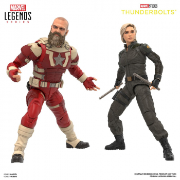 Yelena Belova & Red Guardian Action Figures Marvel Legends, Thunderbolts*, 15 cm