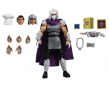 Ultimate Shredder (Classic Colors) Actionfigur, Teenage Mutant Ninja Turtles, 18 cm