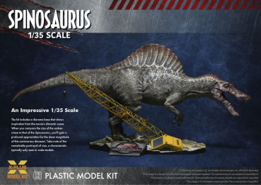 Spinosaurus Modellbausatz 1:35, Jurassic Park III