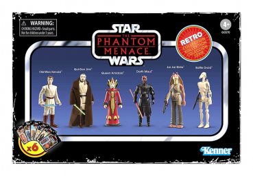 Actionfiguren-Sechserpack Retro Collection Exclusive, Star Wars: Episode I, 10 cm