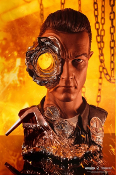 T-1000 Art Mask 1/1, Terminator 2: Judgment Day, 44 cm