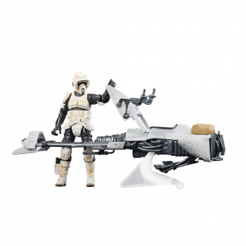 Speeder Bike, Scout Trooper & Grogu Spielset Vintage Collection, Star Wars: The Mandalorian