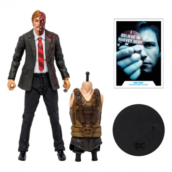 Two-Face (Harvey Dent) Action Figure DC Multiverse, The Dark Knight Trilogy, 18 cm