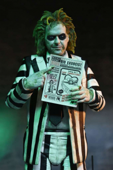 Ultimate Beetlejuice (Striped Suit) Action Figure, Beetlejuice Beetlejuice, 18 cm