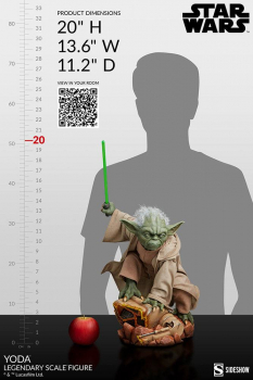 Yoda Statue 1/2 Legendary Scale, Star Wars: Episode II, 51 cm