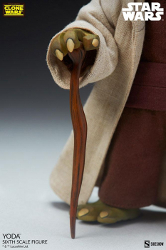 Yoda Action Figure 1/6 Sideshow, Star Wars: The Clone Wars, 14 cm