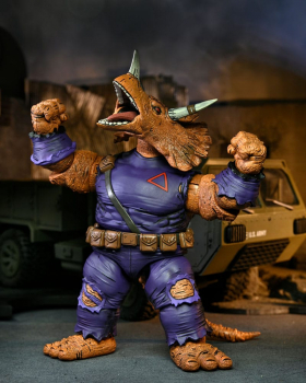 Triceraton Zog (Mirage Comics) Action Figure Deluxe, Teenage Mutant Ninja Turtles, 20 cm