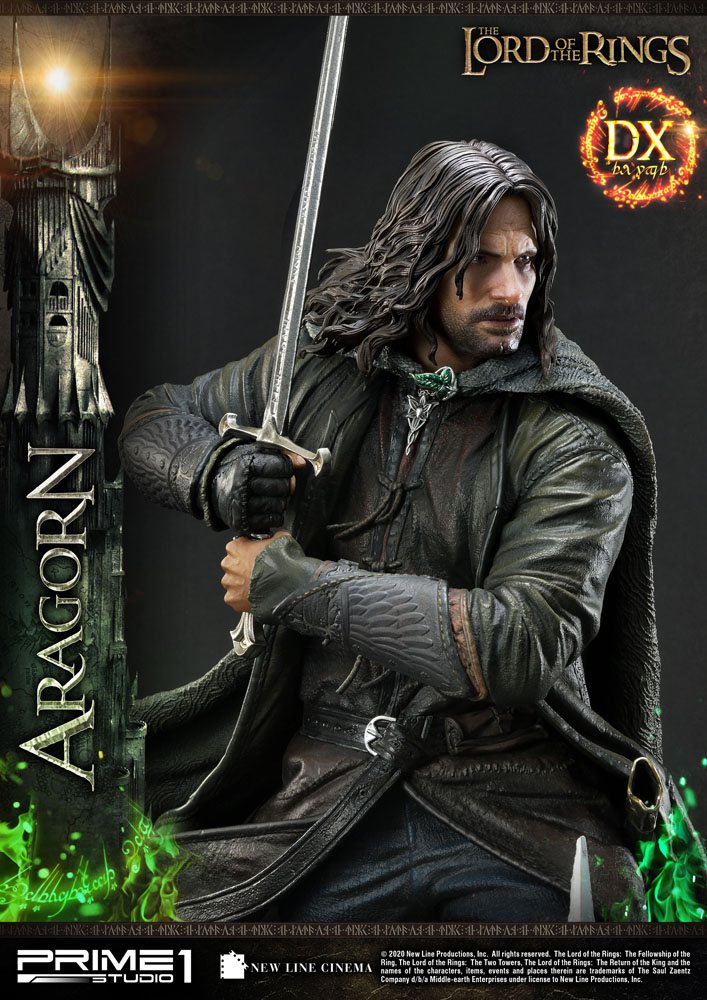 Aragorn Statue 1/4 Deluxe Version, The Lord of the Rings, 76 cm