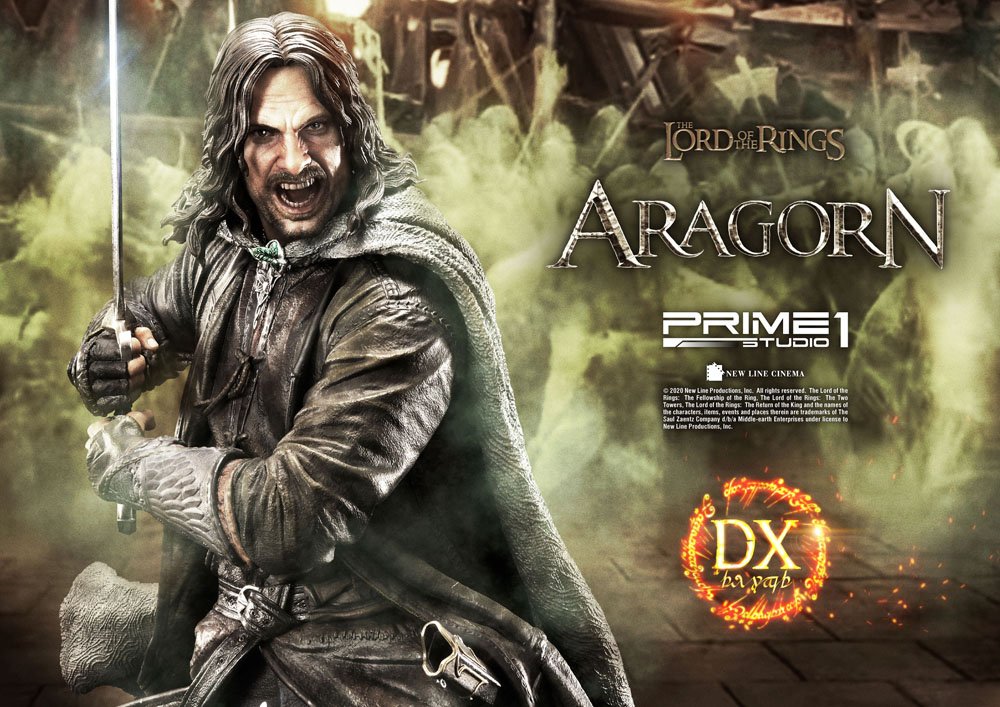 Aragorn Statue 1/4 Deluxe Version, The Lord of the Rings, 76 cm