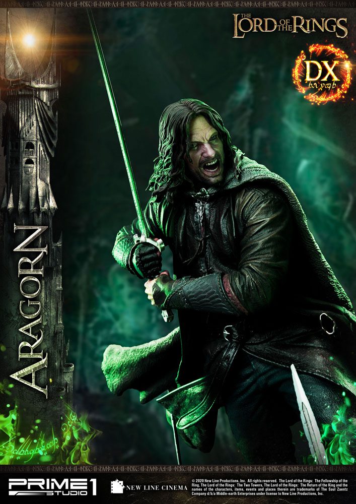 Aragorn Statue 1/4 Deluxe Version, The Lord of the Rings, 76 cm