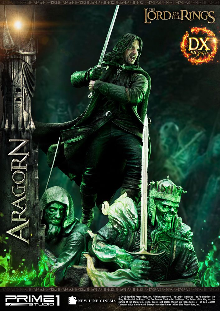Aragorn Statue 1/4 Deluxe Version, The Lord of the Rings, 76 cm