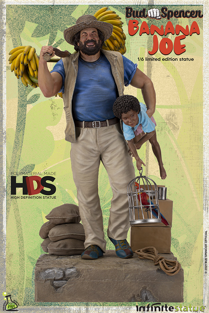 Bud Spencer Statue 1:6 Limited Edition, Banana Joe, 40 cm