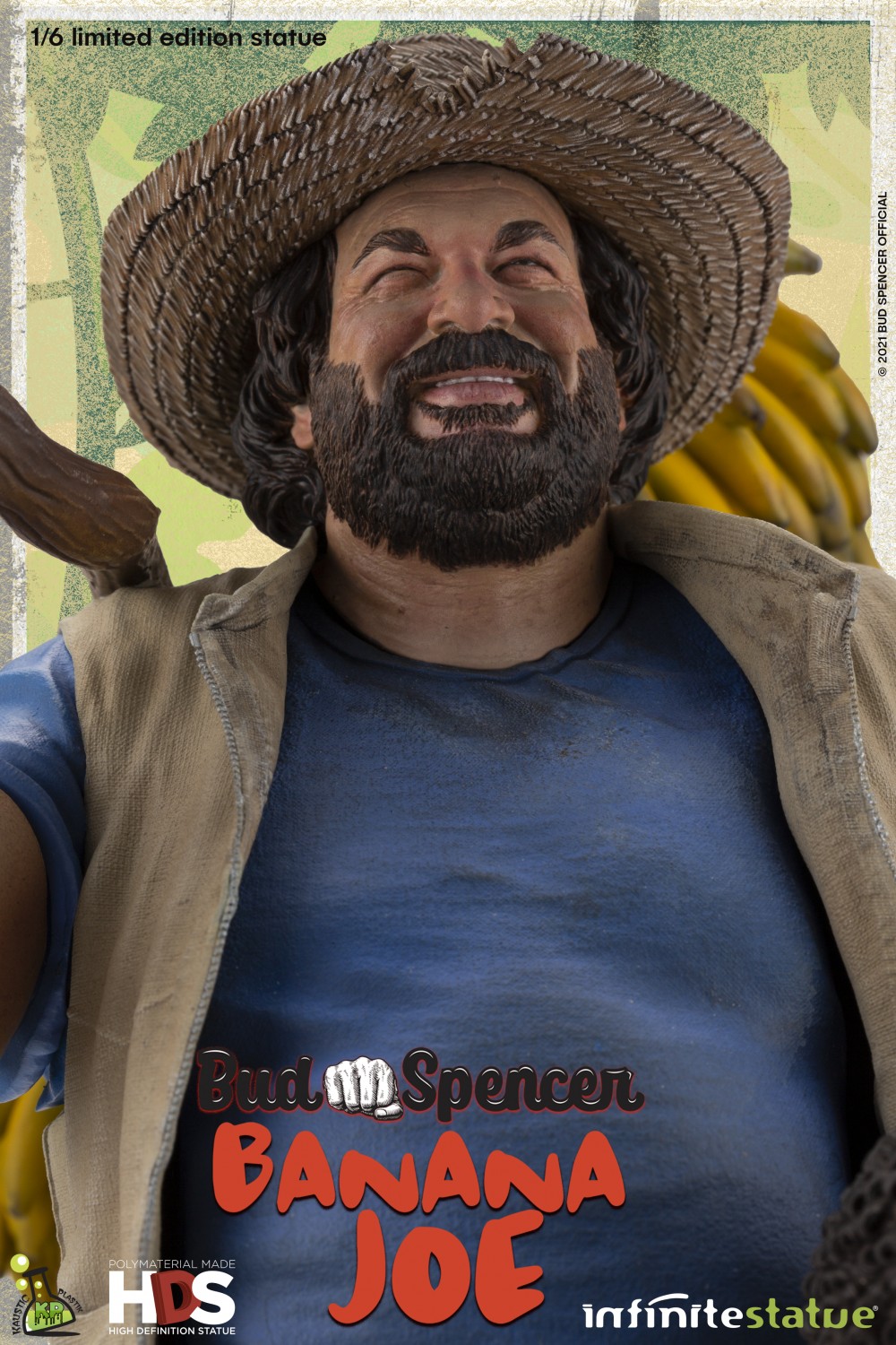 Bud Spencer Statue 1:6 Limited Edition, Banana Joe, 40 cm