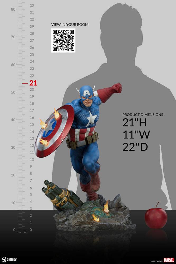 Marvel Figurine 24 cm - Capitaine América