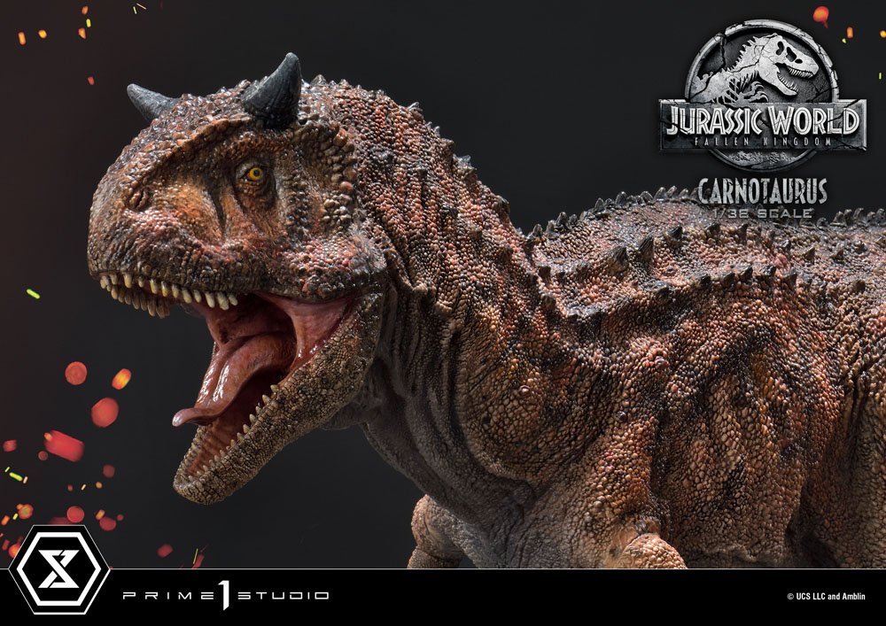 Statuette T-Rex et Carnotaurus Jurassic World - Deriv'Store