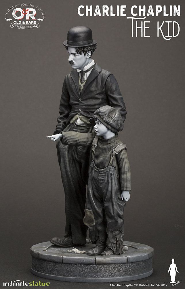 Den fremmede Kammer Trampe Charlie Chaplin Statue Old & Rare, The Kid, 25 cm | BlacksBricks