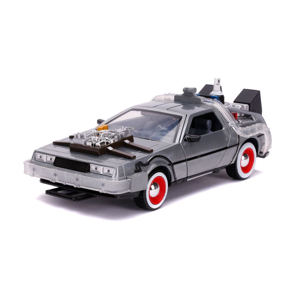 DeLorean Zeitmaschine DieCast-Modell 1:24 Hollywood Rides, Zurück in die  Zukunft III