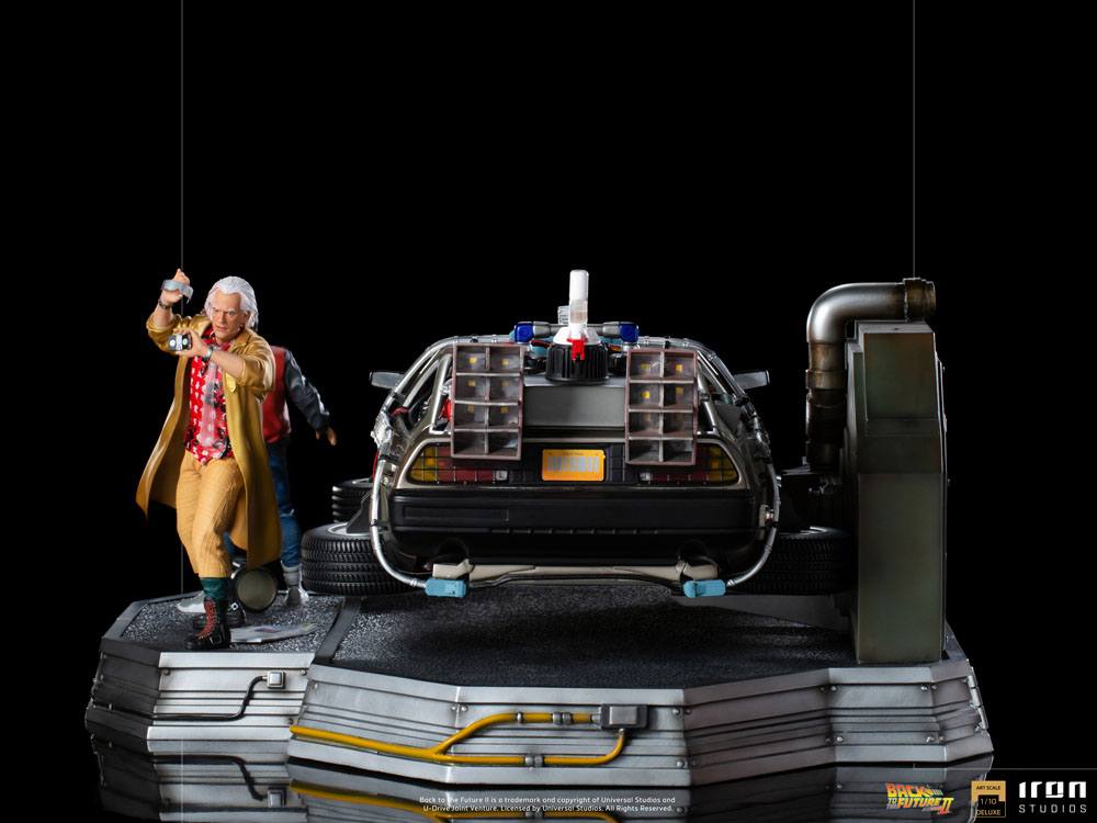 Zurück in die Zukunft Art Scale Statue 1/10 DeLorean Komplettset 23 cm –