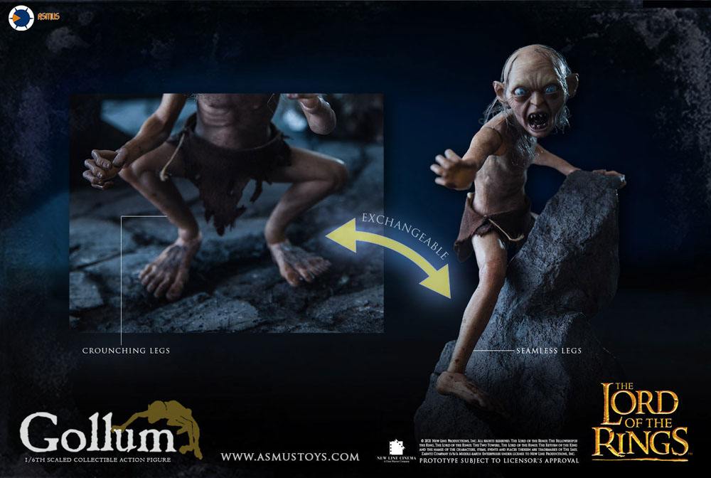 First Look: New Deluxe Lord of the Rings Gollum and Smeagol Action