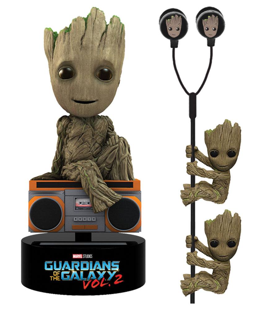 Groot Wackelfigur Body Knocker Geschenk-Set Limited Edition, Guardians of  the Galaxy Vol. 2