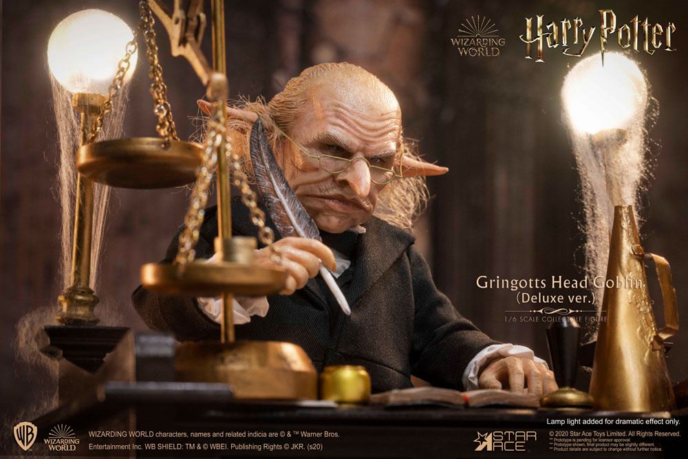 Gringotts Head Goblin Actionfigur 1:6 My Favourite Movie Deluxe Ver ...