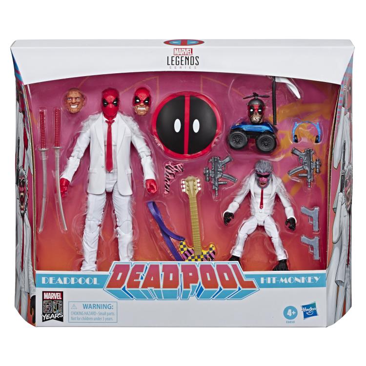 Deadpool & Hit-Monkey Actionfiguren Marvel Legends 80th Anniversary  Exclusive, 15 cm