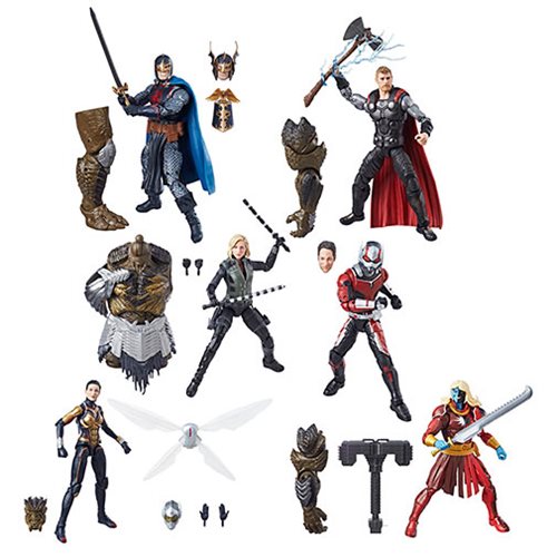 Avengers Infinity War Action Figures Marvel Legends Wave 2 Cull Obsidian Baf 15 Cm