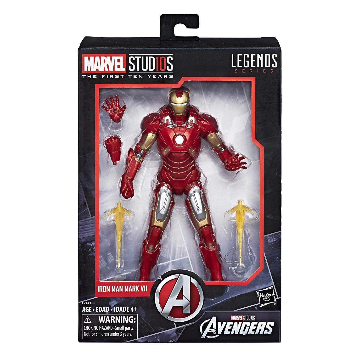 Iron Man Mark 7 VII Avergers Marvel Legends Studio 10th ann 6" action figure 