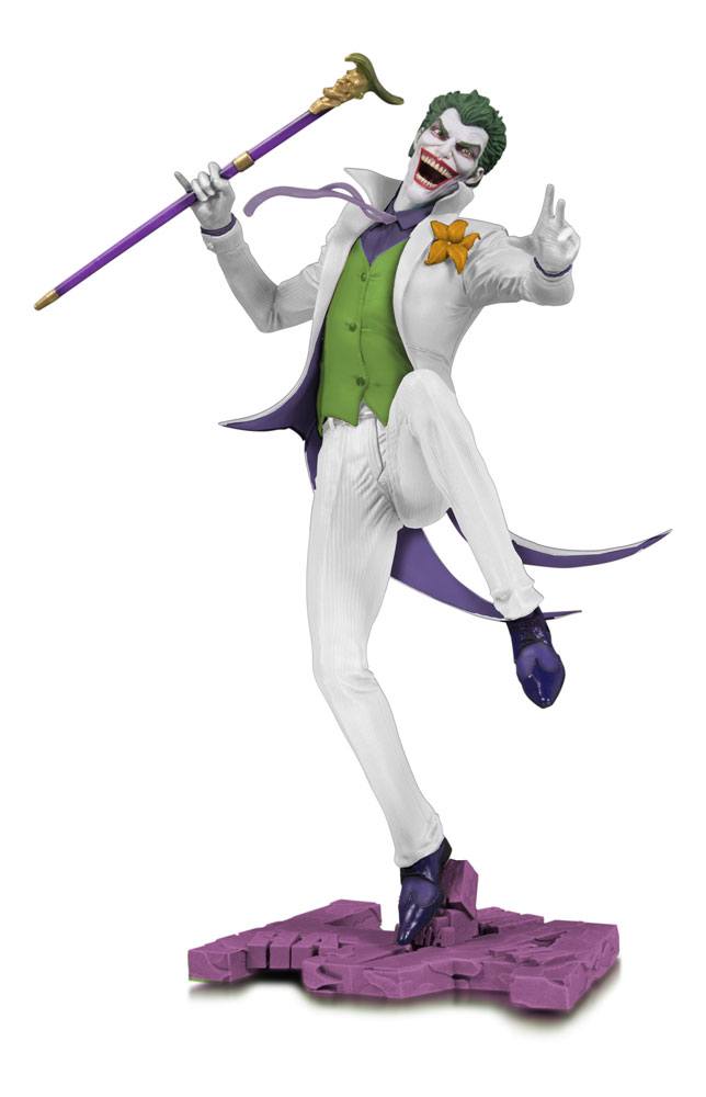 DC Core - Statuette The Joker White Variant EU Exclusive 28 cm - Figurine -Discount