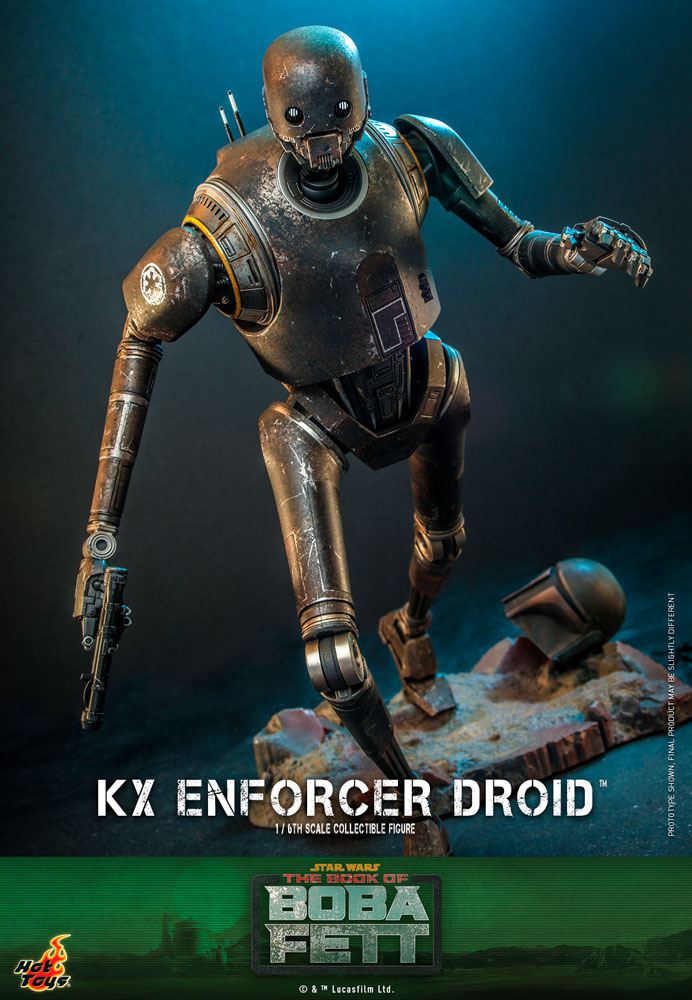 KX Enforcer Droid Action Figure 1/6 Television Masterpiece Series, Star  Wars: The Book of Boba Fett, 36 cm