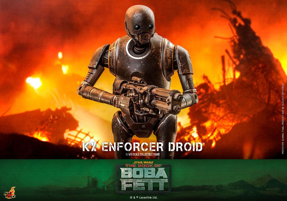 KX Enforcer Droid Action Figure 1/6 Television Masterpiece Series, Star  Wars: The Book of Boba Fett, 36 cm