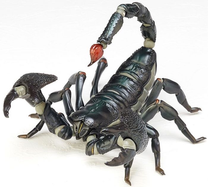 Revoltech Gio Emperor scorpion 9" Painted Action Figure KAIYODO Japan Import 
