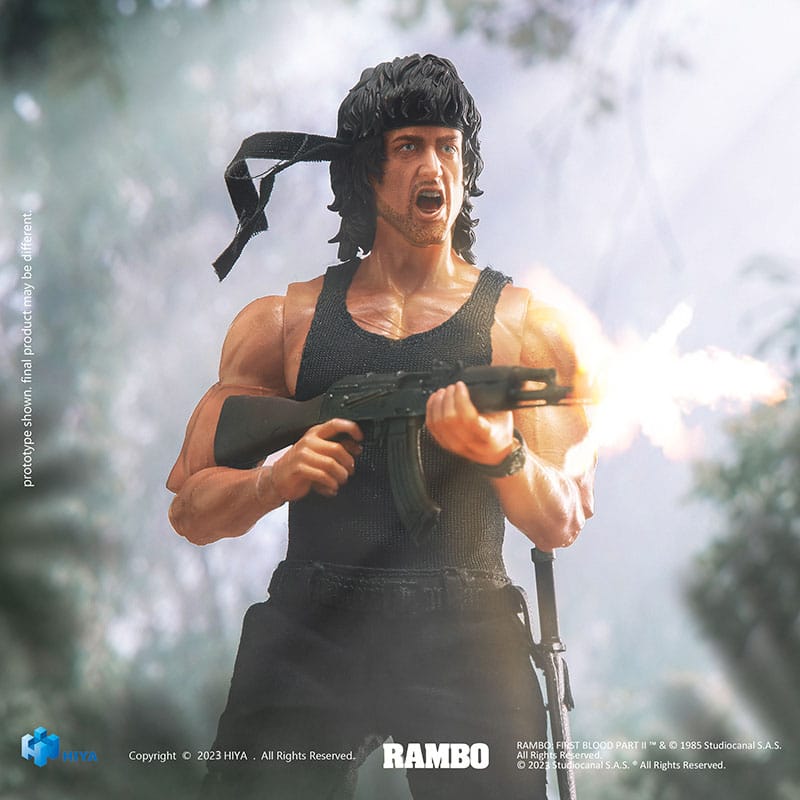 Rambo First Blood III Action Figurine 1/12 Exquisite Super Series John Rambo  16cm