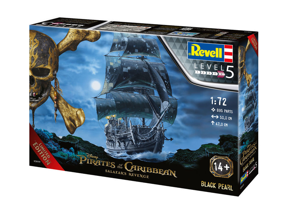 Black Pearl Model Kit 172 Pirates Of The Caribbean Dead Men Tell No