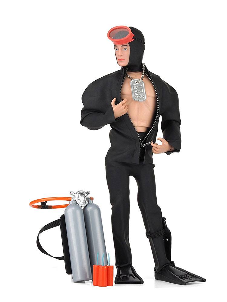 scuba diving action man