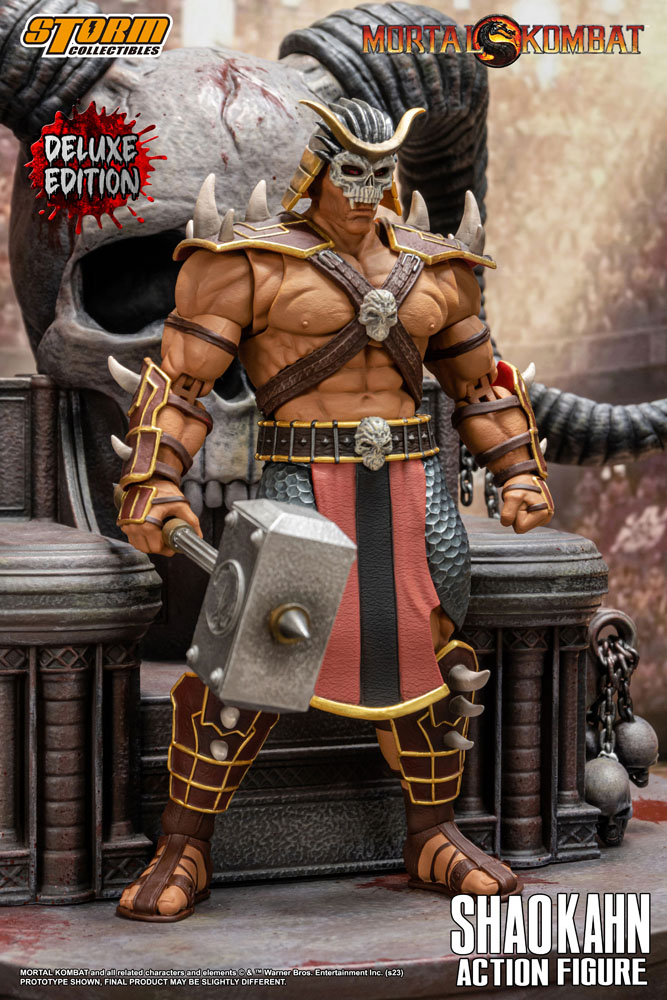 Mortal Kombat Shao Kahn on Throne Statue by Pop Culture Shoc