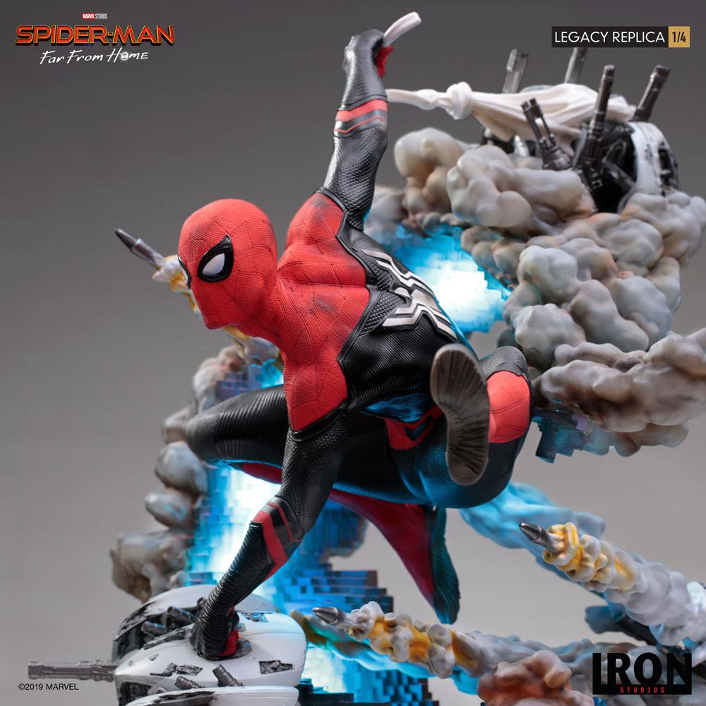 OBLRXM Spiderman Figur, Spiderman Spielzeug, Spider-Man Iron