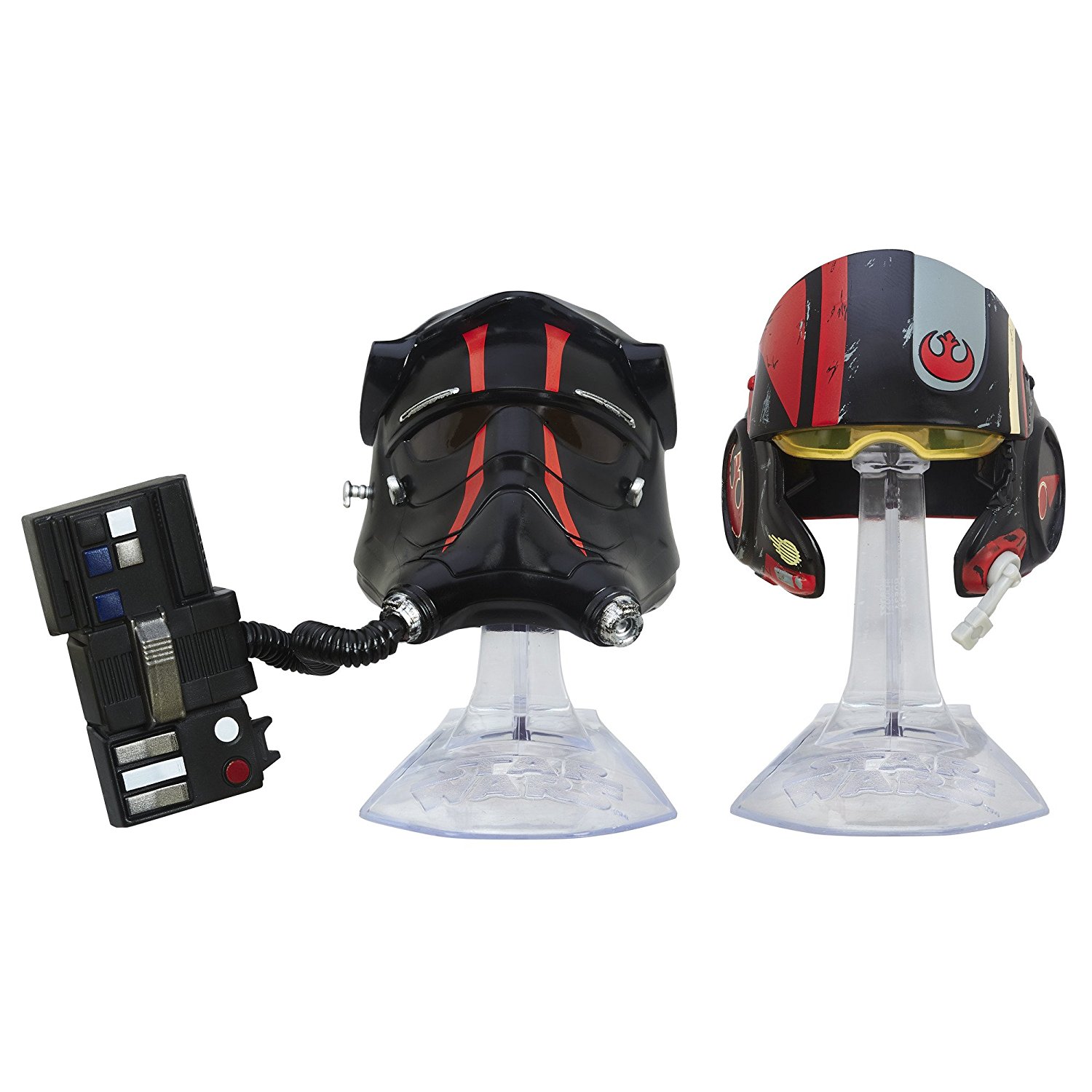 star wars the black series titanium series helmets