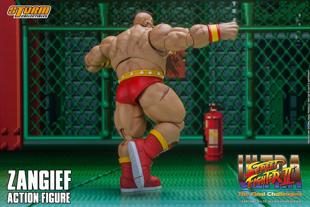 Ultra Street Fighter II Zangief 1:12 Action Figure - 2021 Event Exclusive