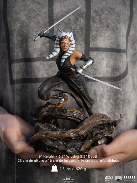 Ahsoka Tano Statue Art Scale 1/10 Battle Diorama Series, Star Wars: The Mandalorian, 23 cm
