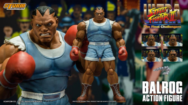 Balrog Action Figure 1/12, Ultra Street Fighter II: The Final Challengers, 17 cm