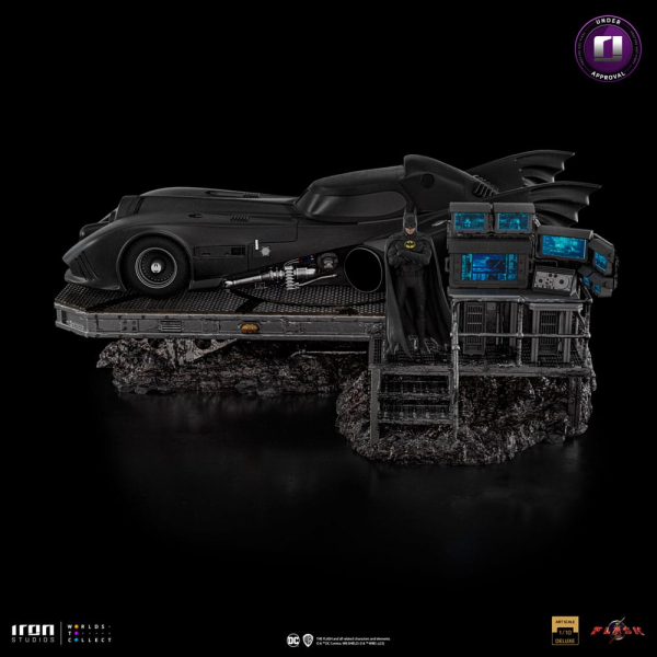 Batmobil Statue 1/10 Art Scale Deluxe, The Flash, 76 cm