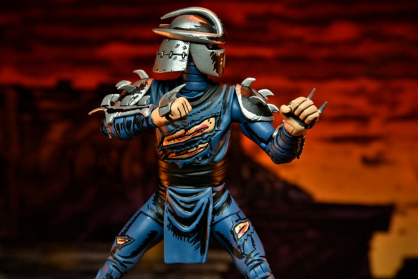 Battle Damaged Shredder (Mirage Comics) Action Figure, Teenage Mutant Ninja Turtles, 18 cm