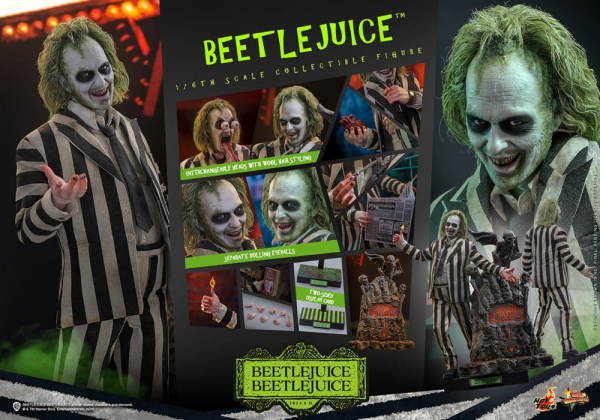 Beetlejuice Actionfigur 1:6 Movie Masterpiece Series, Beetlejuice Beetlejuice, 30 cm