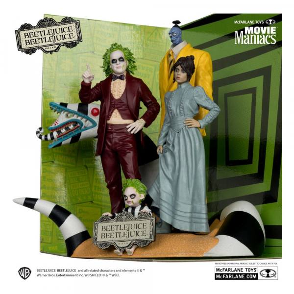 Beetlejuice Statue Movie Maniacs, Beetlejuice Beetlejuice, 15 cm