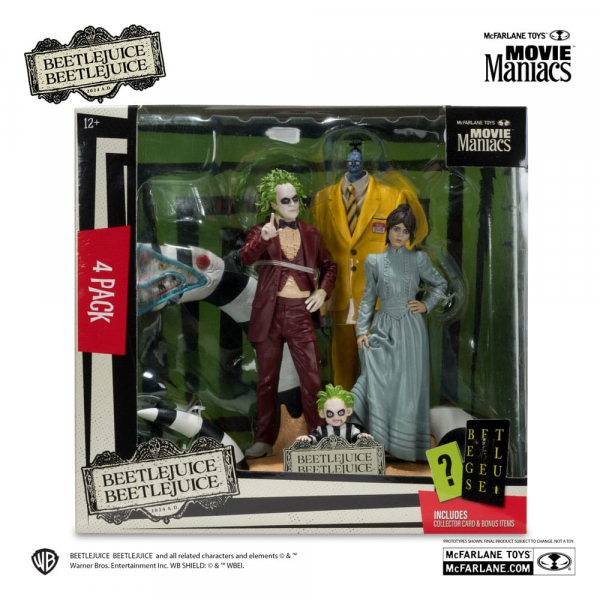 Beetlejuice Statue Movie Maniacs, Beetlejuice Beetlejuice, 15 cm